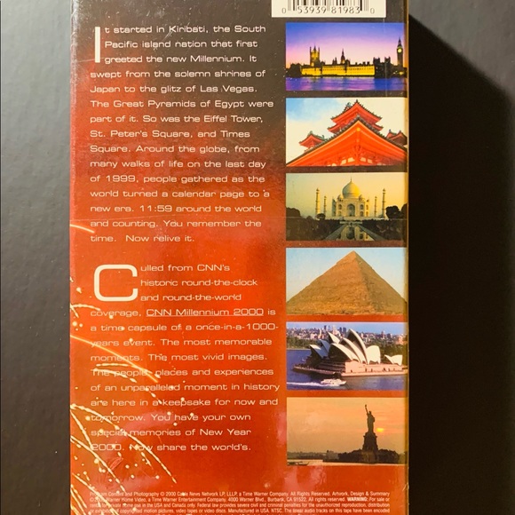 NIB - “Millennium 2000: Incredible Moments from the Worldwide Celebration” 📼 - Picture 8 of 8